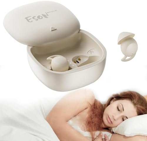Discover Unmatched Comfort with Bluetooth 5.4 Invisible Sleep Headphones – Perfectly Designed for Side Sleepers, Featuring Advanced Noise Blocking, IPX6 Waterproof Durability, and Lightweight Mini Earbuds Ideal for Sleep, Meditation, and Active Workouts – Elevate Your Relaxation Experience Today!