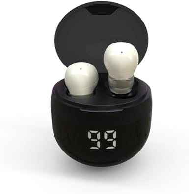 Ultra Compact Wireless Earbuds SK18 – Discreet Bluetooth Headset for Sleep and Daily Activities, IPX5 Waterproof, Lightweight Design with Exceptional Stereo Sound and Integrated Microphone, Ideal for All Ear Types and Ultimate Comfort
