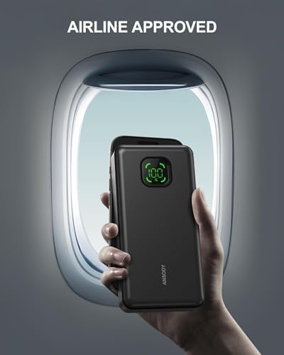 Ultra-Fast 65 W Power Bank – 25000 m Ah Triple-Port Laptop Charger for Mac Book, i Phone 15/16 & Samsung Galaxy – Rapid Charging for Travel, Emergency Backup & Outdoor Adventures – High-Capacity Portable Charger with Enhanced Compatibility, Share Power with Up to Three Devices Simultaneously, Ideal for Business Professionals and Gamers – Industry-Leading Support Included