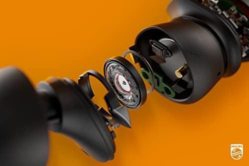 Philips Fidelio T1 True Wireless Earbuds – Audiophile-Grade Sound & Advanced Active Noise Cancelling Pro+ Technology, Bluetooth 5.2 for Seamless Connectivity, Ergonomic Design for All-Day Comfort, Long Battery Life with 25 Hours Playtime, Perfect for Music Lovers and Daily Use