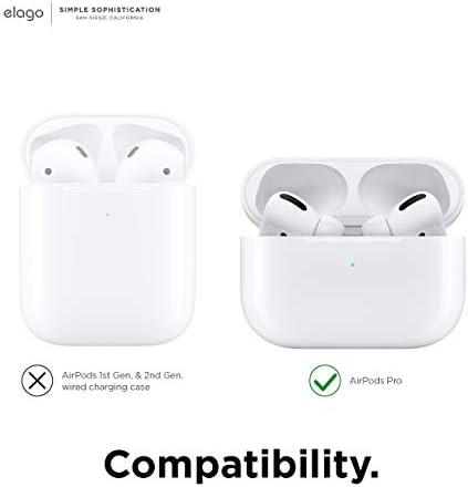 Enhance Your Audio Experience with elago’s Patented Air Pods Pro Ear Tips – 6 Pairs in Dark Grey for Ultimate Comfort and Fit – Anti-Slip Design with Integrated Covers, Compatible with Charging Case, Available in Large, Medium, and Small Sizes for Personalized Listening – Perfect for Audiophiles Seeking Quality and Convenience