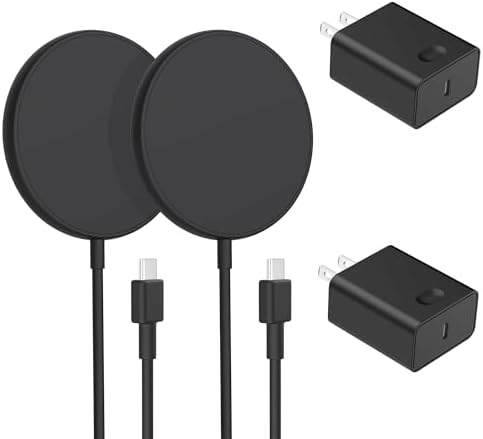 Revolutionize Your Charging Routine with the Magnetic Wireless Charger Duo – Fast Charging Pad Set for i Phone 16/15/14/13 & Air Pods Pro 2 – Effortless Mag Safe Compatibility with Elegant Design for a Clutter-Free Experience