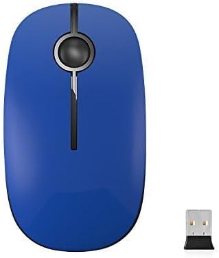 Sleek Vssoplor Wireless Mouse – Ultra-Slim Silent Optical Companion for Laptops & PCs | 2.4 GHz Nano Receiver, Perfect for Quiet Workspaces & Travel | Enhanced Compatibility for Windows, Mac & Linux