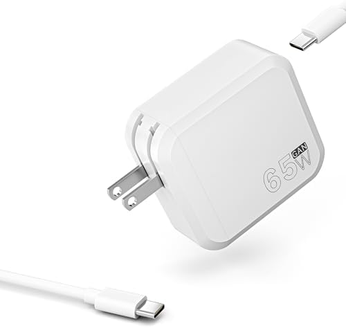 65 W Ga N USB-C Fast Charger – Ultra-Compact Travel Power Block for Rapid Device Charging – Ideal for Mac Book, i Pad, i Phone, and Android – Foldable Design for Maximum Portability and Efficiency – Perfect Charging Solution for Mobile Professionals and Tech Savvy Users