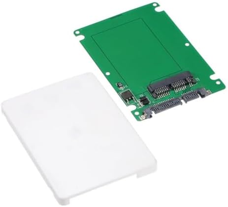 Upgrade Your Laptop Storage with Chen Yang m SATA Mini SATA SSD to IDE 44 Pin External Hard Disk Enclosure – High-Speed Data Transfer, Tool-Free Setup, and Enhanced Compatibility for 2.5-Inch Drives in Stylish White Finish