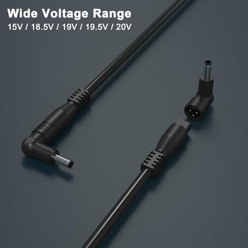 Ultimate 90 W Universal AC Laptop Charger with 16 Interchangeable Tips for Broad Compatibility and Fast Charging – Ideal Replacement for Dell, HP, Acer, Asus, Lenovo, and More – Global Input/Output Voltage Support 100-240 V 50/60 Hz – Reliable Power Supply for Notebooks and Ultrabooks – Exceptional Customer Support Guaranteed