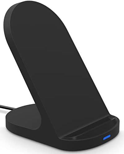 YW YUWISS 15 W Fast Wireless Charger Stand – Ultra-Compatible Charging Solution for i Phone 14/13/12 Series & Samsung Galaxy S22/S21/S20 – Vertical & Horizontal Design for Effortless Device Access, Enhanced Safety Features, Portable & Stylish Tech Accessory