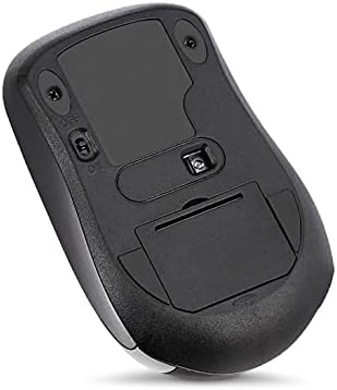 Wireless Silver Optical Mouse by Amazon Basics – 2.4 GHz Connection with USB Nano Receiver for Effortless Navigation and Ergonomic Comfort in Home & Office Use