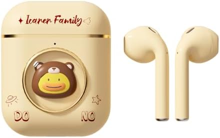 Black Panda Wireless Earbuds – Stylish Bluetooth 5.4 Sports Headphones with IPX4 Waterproof Technology, Perfect for Active Lifestyles, Travel, and School – Ideal for All Ages with Built-in Mic for Hands-Free Calls and Comfort Fit