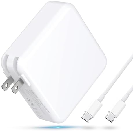 High-Performance 100 W USB-C Power Adapter for Mac Book Air & Pro – Fast Charging Solution for 2018-2022 Models with Enhanced Safety Features and Universal Compatibility for All USB-C Devices