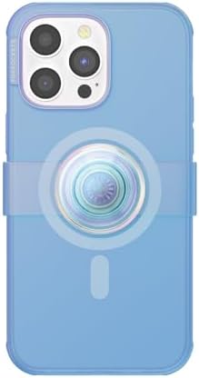 Pop Sockets i Phone 14 Pro Case with Integrated Slidable Grip & Kickstand – Pink Opalescent – Ultimate Wireless Charging Compatibility, 10 ft Drop Protection, and Easy Mag Safe Integration for Enhanced Mobile Experience