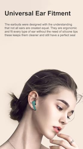 Advanced Bluetooth 5.1 Waterproof Earbuds with Built-in Microphone – IPX7 Rated In-Ear Headphones for Active Lifestyles, Enhanced Sound Quality, and Seamless Connectivity – USB-C Charging Case with LCD Display – Ideal for Android & i OS Users (Blue) – Experience Unmatched Comfort and Durability