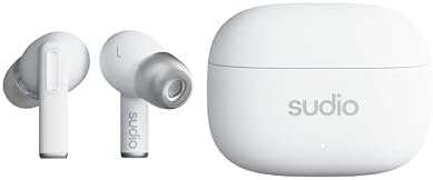 Sudio A1 Pro Wireless Earbuds – Premium Bluetooth 5.3 Noise Cancelling Earphones, Waterproof Design with Touch Control, Stylish Purple Finish, Ideal for Music Lovers and Active Lifestyles, Enhanced Comfort and Sound Quality with Compact Charging Case