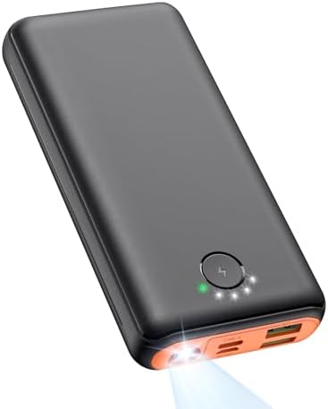 High-Capacity 30000 m Ah Portable Charger Power Bank with 22.5 W USB-C Fast Charging, PD & QC4.0 Compatibility, Triple Output Ports, Dual Input Options, and Built-In Flashlight – Ideal External Battery Pack for i Phone, Samsung Galaxy, i Pad, and More