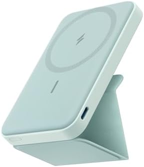 Anker 622 Mag Go Foldable Magnetic Wireless Charger – 5,000 m Ah Portable Power Bank with Stand, USB-C Port & Mag Safe Compatibility for i Phone 16/15/14/13 Series – Ultimate On-the-Go Charging Solution