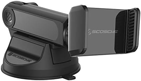 Scosche UH4 ODEX2-SP Premium Telescoping Phone Mount – Versatile Quick Grip Suction Cup and Adhesive Holder with Adjustable Arms for Enhanced Navigation and Safety on the Road