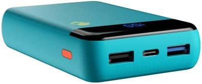 Skullcandy Fat Stash 2 Portable Charger – 10,000 m Ah Power Bank with 20 W USB-C Fast Charging & Dual 18 W USB-A Ports – Essential Travel Companion with Bonus USB A to Micro USB/Type C Cable for Enhanced Device Compatibility and Speed