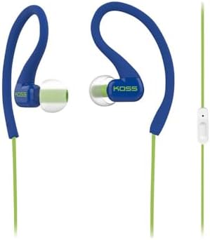 Vibrant Violet Koss KSC32 i V Sport Clip Headphones – Lightweight, Sweat-Resistant Earbuds for Active Lifestyles with Enhanced Device Compatibility and Dynamic Sound Quality