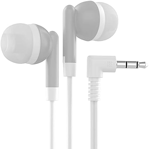 Maeline 100-Pack Bulk Earbuds with 3.5 mm Connector – Multi-Color Stereo Earphones for Schools, Events, and Promotions – Superior Sound Quality and Comfort for Everyday Use