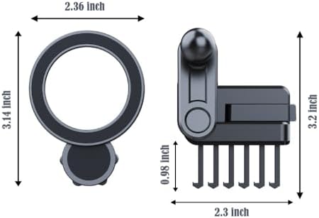 Revolutionary Tesla Model 3 & Model Y Magnetic Phone Mount – Seamless Mag Safe Compatibility for i Phone 16 Pro Max, 15, 14, 13, 12 Mini & All Steel-Rimmed Smartphones – Ultimate Driving Convenience & Safety Enhancement