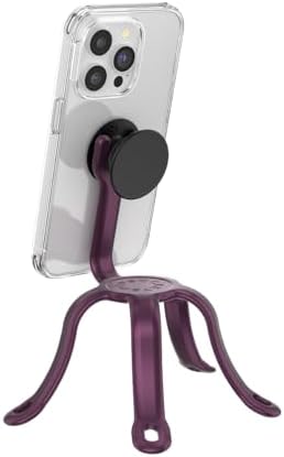 Universal Hot Pink Flexible Phone Mount & Stand – Versatile Tripod for All Devices – Ultimate Content Creation Companion with Bendable Silicone Arms – Perfect for Video Calls, Cooking, Gym Workouts & Adventures – Effortlessly Secure Your Phone or Tablet at Any Angle – Compatible with Pop Sockets Grips & Slides – Compact Design for Easy Transport and Storage