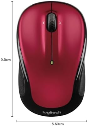 Vibrant Twinkle Teal Logitech Doodle Collection M325 c Wireless Optical Mouse – Ergonomic Design for Ultimate Comfort, 5 Customizable Buttons, Long Battery Life & Reliable 2.4 GHz Connectivity for Enhanced Productivity and Style in Your Workspace