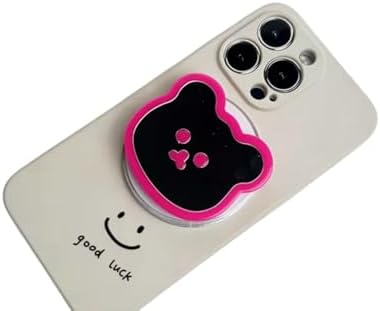 Charming 3 D Bear Magnetic Phone Grip – Anti-Slip Collapsible Holder for Secure Smartphone Handling – Cute, Portable Finger Holder Enhancing Comfort & Functionality for Tablets and Cellphones (BG2-Phone Grip-Pink) Charming 3 D Bear Magnetic Phone Grip – Anti-Slip Collapsible Holder for Secure Smartphone Handling – Cute, Portable Finger Holder Enhancing Comfort & Functionality for Tablets and Cellphones (BG2-Phone Grip-Pink)