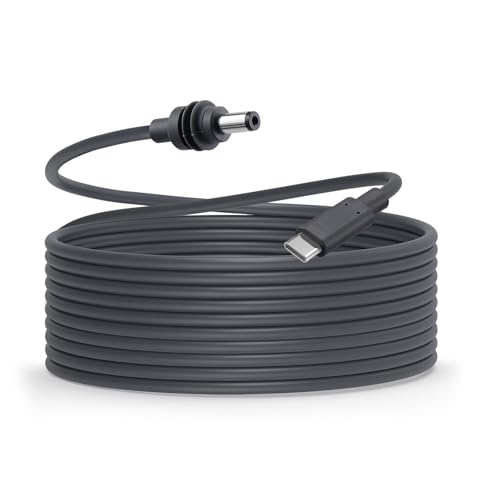 weishan 16ft Car Charger Cable for Starlink Mini, 12V-48V Car Charging Cord, PD30W USB-C and USB Digital Display Power Supply Adapter for Satellite, 5m Long, 18AWG – Enhanced Compatibility and Speed