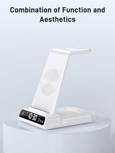 Ultimate 3-in-1 Wireless Charger for Samsung Devices – Fast Charging Station for Galaxy S24 Ultra, S23 Ultra, Z Flip 5, Fold 5, Galaxy Buds & Watch 6/5/4/3 – Effortless Compatibility & Sleek Design for Modern Living