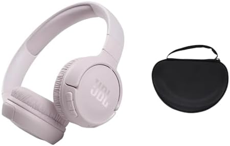 JBL Tune 510 BT On-Ear Wireless Headphones – Immersive Pure Bass Audio with Bluetooth 5.0, 40-Hour Battery Life, and Multi-Device Connectivity for Seamless Listening Anywhere – Lightweight, Foldable Design with Travel Case for Ultimate Portability and Convenience