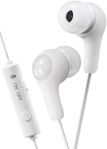JVC Gumy Gamer Earbud Headphones – In-Ear Gaming Earbuds with Remote Mic, Mute Switch & Comfort-Fit Silicone Tips (S/M/L) for Immersive Sound & Extended Play – Enhanced Compatibility for All Devices – Ideal for Gaming & Chatting