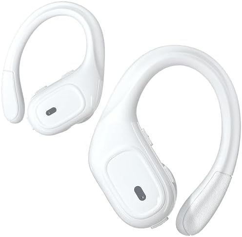 Ultimate Sport-Ready Bluetooth Earbuds with 90-Hour Battery Life – Deep Bass Audio, IPX7 Waterproof Protection, Secure Earhook Design, LED Charging Case for Seamless i OS & Android Connectivity