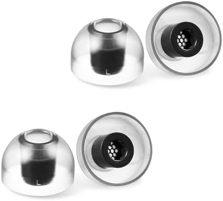 Transform Your Audio Experience with AZLA Sedna Earfit Crystal Standard 2 – Premium Silicone Earbud Tips for Sony WF-1000 XM5, Beats, Sennheiser, Jabra – Ultimate Noise-Canceling Replacement Tips (3 Pair, M-ML-L) – Achieve Unmatched Comfort & Superior Sound Isolation