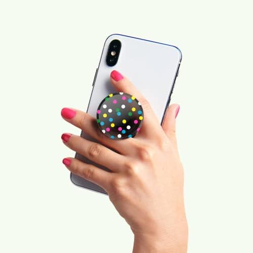 Mag Safe-Compatible Glitter Pop Socket Phone Grip & Stand – Stylish Clear Kickstand for Secure Wireless Charging and Effortless Media Viewing, Essential Cute Accessory for Enhanced Mobile Experience