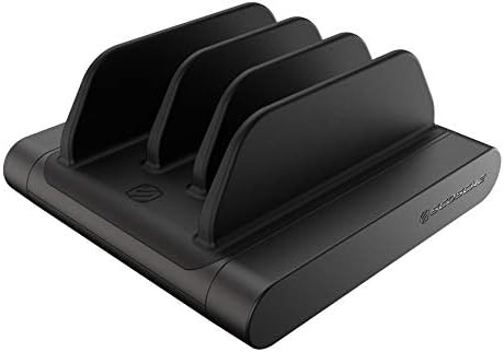 Scosche BLQP-XTSP Base Lynx Modular Qi-Certified Wireless Charging Hub – Fast, Customizable Charging Solution with Safety Features for Home and Office – Sleek Design for Effortless Device Powering and Enhanced Compatibility