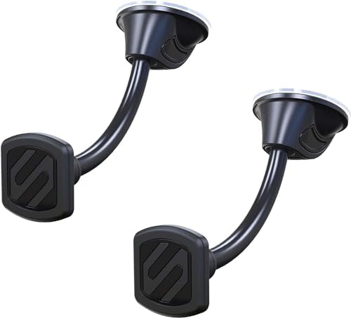 Revolutionize Your Driving Experience with the Scosche MAGDMB Magic Mount: 360° Adjustable Magnetic Phone Holder for Effortless Navigation and Hands-Free Calls, Universally Compatible with i Phone, Samsung, and All Smartphones – Sleek Design, Strong Adhesive, and Superior Stability.