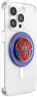 Mag Safe-Compatible Spiderman Enamel Ghost Spider Suit Pop Socket – Ultimate Hands-Free Kickstand & Wireless Charging Grip for Mobile Convenience and Style