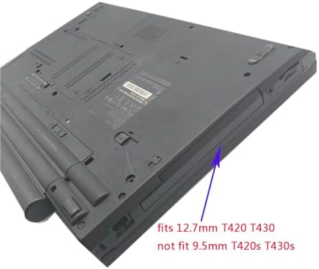 Enhance Your Lenovo Think Pad with a High-Performance 2 nd HDD SSD Hard Drive Caddy – Compatible with T420, T430, T510, T520, T530, W510, W520, W530 for Seamless Storage Expansion and Optimal Speed Boost