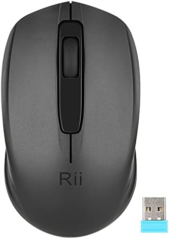 Upgrade Your Computing Experience with Rii 10-Pack Wireless Mouse – Effortless 2.4 GHz Connectivity for PC & Laptop, Ergonomically Designed for Comfort, Portable USB Dongle Included, Perfect for Home, Office, and School Use – Reliable High-Precision Optical Mice in Sleek Black Finish