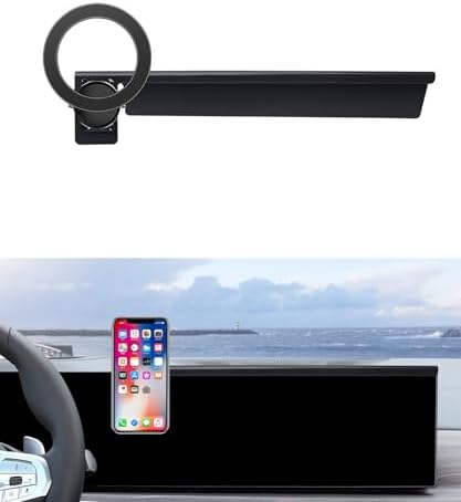 BMW X5, X6, X7 Car Phone Holder (2023-2025) | Mag Safe Compatible 360° Rotation Mount for 14.9-Inch Screen | Secure & Convenient Smartphone Cradle for Enhanced Driving Safety and Navigation Ease