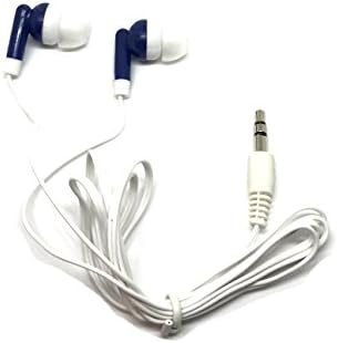 Bulk 50-Pack Earbuds Headphones: Premium Stereo Sound with Mixed Colors for i Phone, Android & MP3 Devices – Ideal for Events & Promotions, Lightweight & Tangle-Free Design