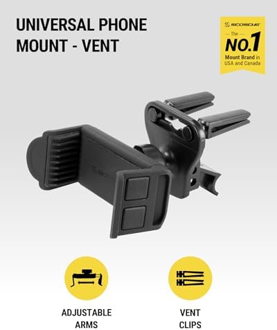 Scosche SUFMPS-SP Universal Cell Phone Stand and Holder with Non-Slip Cradle, Foldable, Adjustable Non-Magnetic Mount for Home Office Desk or Travel Compatible with iPhone, Tablet and All Devices – Enhanced Compatibility and Speed