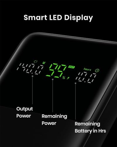Experience Uninterrupted Power with INIU 140 W High-Capacity 27000 m Ah Portable Charger – Fast Charging USB-C Power Bank for Laptops, Tablets, and Phones with Digital Display – Perfect Travel Companion for i Phone 16, i Pad, Mac Book, and More