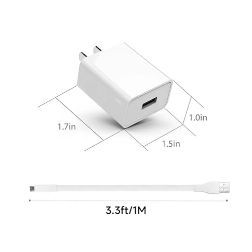 Ultimate Ears 5 V Wall Fast Charger with QC3.0 Technology – Efficient Charging Dock for Boom 3, MEGABOOM 3, Blast, MEGABLAST, Wonderboom, and Roll Speakers – Portable USB Cable Included for Enhanced Compatibility and Speed