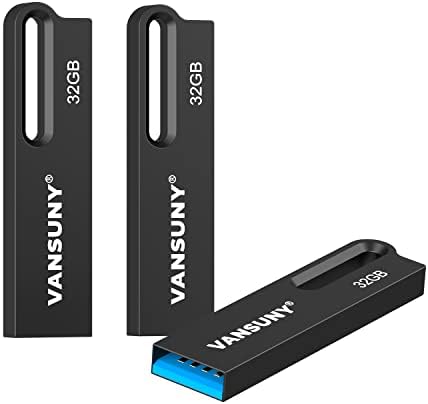 Vansuny 256 GB USB 3.0 Flash Drive – Ultra-Fast Waterproof Metal Memory Stick for Seamless Data Transfer Across All Devices, Perfect Portable Solution for Professionals & Everyday Users