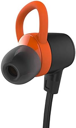 Motorola Verve Loop Ultra-Light Wireless Stereo Earbuds – Splash Resistant, Voice Assistant Compatible for Seamless Connectivity – Perfect for Active Lifestyles and Everyday Use (Orange)
