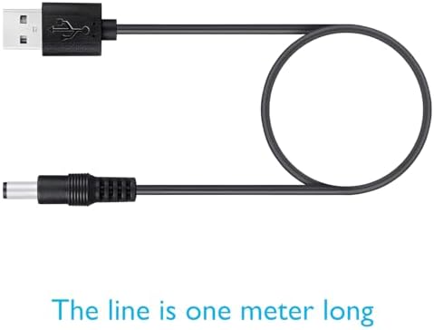 Universal 5 V DC Power Cable with 10 Versatile Adapters – High-Speed USB to DC Charger for Moon Lamps, Mini Fans, Cameras, Cartoon Watches, Mobile Devices & Power Banks – Ideal Charging Solution for Enhanced Device Compatibility and Travel Convenience