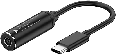 Female 4.5 mm Barrel Smart Tip to USB-C Adapter Cable – High-Speed Charging Solution for HP & DELL Devices – 45 W/65 W Power Delivery, Compact & Durable Design for Ultimate Portability – Versatile Voltage Support (5 V/9 V/20 V) for Seamless Connectivity