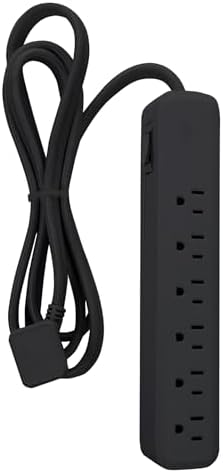 Globe Electric Designer Series 3-Outlet Power Strip in Chic Rose Finish – Stylish Surge Protector with Enhanced Compatibility and Fast Charging for Modern Homes and Offices