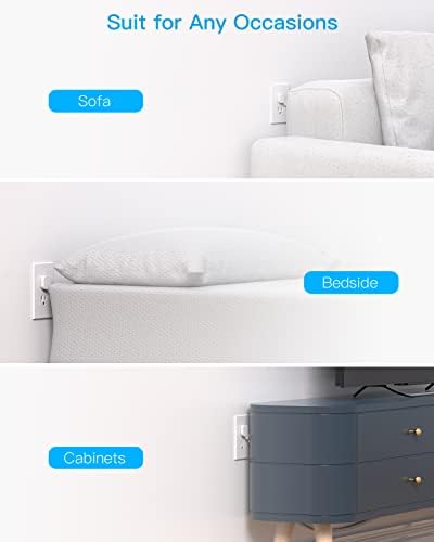 HANYCONY Ultra Thin Flat Plug Power Strip – 6 Ft Extension Cord with 3 Outlets & 3 USB Ports (2 USB-C) for Travel, Dorms & Cruise Ships – Space-Saving Multi Plug Outlet Extender for Fast Charging & Enhanced Device Compatibility